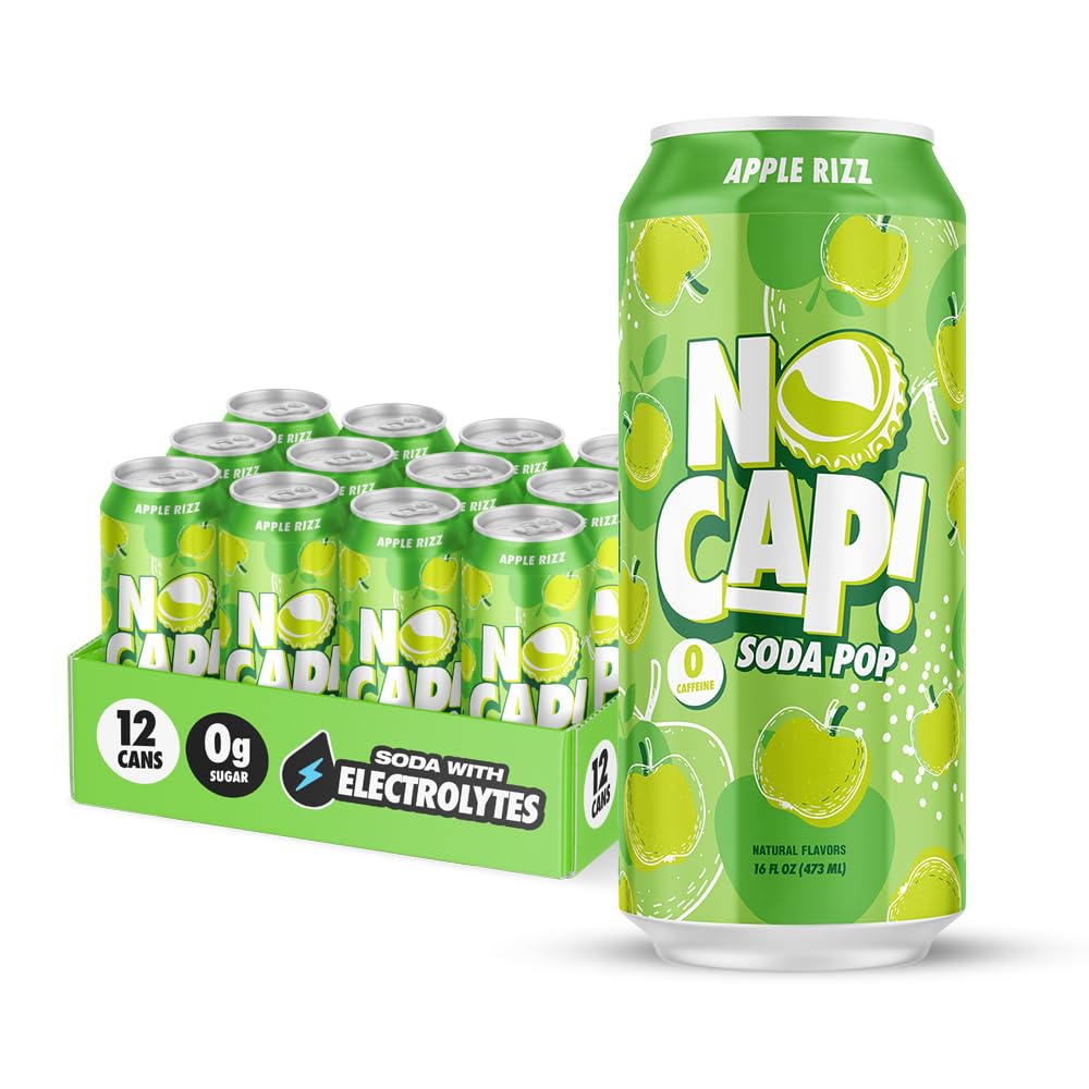 Amazon.com : NO CAP! Next Gen Soda Pop with Zero Sugar, Zero